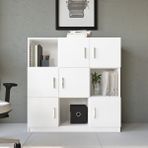 Robin Home Verona Ofis Klasör Dolabı Kitaplık Beyaz