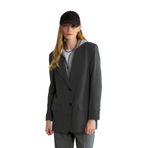 ROBİN Kadın Oversize Ceket, Antrasit, 36 Beden