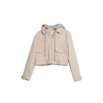 ROBİN Kadın Oversize Mont, Taş, 36 Beden