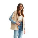 ROBİN Kadın Slim Fit Ceket, Taş, 40 Beden, D88481