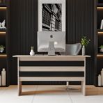 Robinhome Robin Home Verona A Ofis Büro Çalışma Masası Meşe - Siyah