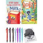 Robit 3 Gıcırtılı Bir Macera ve Kitap Kurdu Olmak İstemeyen Maya 2'li Set - Kalem