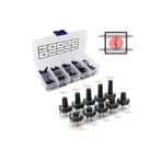 ROBİZ 10 Farklı Yükseklikte 4 Pin Dokunmatik Anlık Basmalı Düğme Anahtar 200 Adet 6x6mm Tact Buton Set