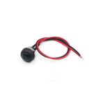Robiz 12MM PBS-33B 2 Pin Push Buton Siyah 20CM Kablolu On Off 1A 250V Mini Yuvarlak Su Geçirmez Anahtar
