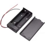 Robiz 18650 2li Pil Kutusu On/off Anahtar 15CM Kablolu 2 Adet Seri Lityum Lion Dc 7.4V Kapaklı Batarya