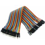 Robiz 20CM 40 Pin Erkek Dişi Dupont Kablo Ayrılabilir 2.54MM 10 Renk Breadboard Atlama Kablosu Jumper Test Prototip Deneme Devre Bağlantı Tel
