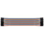Robiz 30CM 40 Pin Dişi Dişi Dupont Kablo Ayrılabilir 2.54MM 10 Renk Breadboard Atlama Kablosu Jumper Test Prototip Deneme Devre Bağlantı Tel
