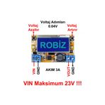 Robiz 3A Ayarlanabilir Voltaj Düşürücü Modül Ekranlı Ayarlı Güç Kaynağı