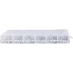 Robiz 400 Adet Smd Elektrolitik Kapasitör Set Kutulu 24 Çeşit Kondansatör 1uf 4.7uf 10UF 22UF 47UF 100UF 220UF 330UF 470UF 1000UF Elektronik Kart Üretim Prototip Servis Tamir Filtre