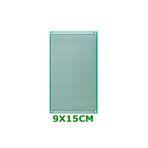 ROBİZ 9x15cm 54x34 Proto Pcb Pertenaks Elektronik Devre Prototip Deney Kartı Fr4 Kaliteli Delikli Plaket