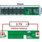Robiz Bms 1s 15A Koruma Kartı 3.7V Lityum 18650 Pil Batarya Lipo Li-Ion