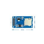 ROBİZ Hafıza Kartı Tf Kart Microsd Bellek Memory Spı Okuyucu Mikro Sd 3.3v 5v Micro Sd Kart Modülü