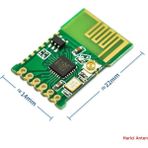 Robiz Jdy-41 2.4ghz Kablosuz Rf Seri Alıcı Verici Transceiver Modül Ttl Uart Haberleşme Io Kontrol
