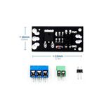 Robiz LR7843 Mosfet Sürücü Modül Optokuplör Izolasyon 30V 110A 140W Pwm Hız Kontrol Motor Selenoid Valf