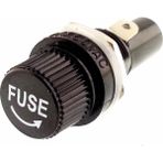 Robiz Panel Montaj 5X20MM Cam Sigorta Kutusu 10A 250V R3-12 Elektrikli Cihaz Ev Aletleri Makine Motor Sürücü 12MM Montaj Deliği