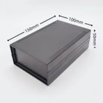 Robiz Plastik Elektronik Proje Kutusu 150MM x 100MM x 50MM Siyah Devre Prototip Güç Kaynağı Amfi Öğrenci Projesi Akıllı Ev Personel Takip Kapı Giriş Otomasyon Endüstriyel Kontrol