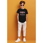 Roblox Baskılı Oyun Temalı Erkek Çocuk T-Shirt - Siyah - 7 - 8 Yaş