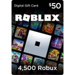 Roblox Gift Card - 4500 Robux (Eur Eksiksik Tam Yüklenir)