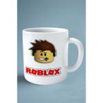 Roblox Oyun Baskılı Kupa Bardak Çift Taraflı Baskı Kişiye Özel Beyaz Model 1