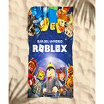 Roblox Temalı Plaj Havlusu Çok Renkli