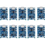 Robo Dünya 10LU Micro USB TP4056 Bms 5V 1A Korumalı Lityum Pil Şarj Devresi Powerbank