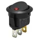 Robo Dünya Yuvarlak Nokta Işıklı Anah. Kırmızı 220V 3p