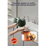 Robo Ovmalı,ısıtıcılı Insan Eli Şeklinde Şarjlı Masaj Aleti - Yeşil