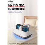 Robo S10 Pro Max Titreşimli Dijital El Süpürgesi Beyaz