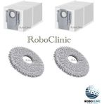 Roboclinic Roborock Qrevo C Pro Robot Süpürge Uyumlu Yedek Toz Torbası, Mop Paspas -4 Parça - 1 Adet