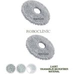 Roboclinic Roborock Saros 20 Robot Süpürge Uyumlu Microfiber Mop Paspas -2 Adet - 1 Adet