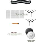 Roboclinic Viomi V5 - V5 Pro - Alpha 2 Pro Robot Süpürge Uyumlu Yedek Fırça, Hepa Filtre - 10 Parça