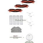 Roboclinic Xiaomi Mi Robot Vacuum Mop 2 Pro Beyaz Robot Süpürge Uyumlu Fırça, Hepa Filtre, Mop - 13 Parça