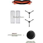 Roboclinic Xiaomi Mi Robot Vacuum Mop 2 Pro Siyah Robot Süpürge Uyumlu Yedek Fırça, Hepa Filtre - 5 Parça