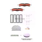Roboclinic Xiaomi Mi Robot Vacuum Mop 2C Robot Süpürge Uyumlu Yedek Fırça,hepa Filtre,mop Seti-14 Parça xiaomi 2c4011