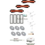Roboclinic Xiaomi Robot Vacuum S10+ / S10 Plus Robot Süpürge Uyumlu Yedek Fırça, Hepa Filtre, Mop - 19 Parça