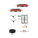Roboclinic xiaomis20+plus001 Xiaomi Robot Vacuum S20+ Plus Robot Süpürge(B108Gl)Uyumlu Yedek Fırça,filtre Seti-8 Parça