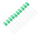 Robocombo 10 Adet 5 mm Yeşil Diyot Led