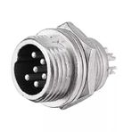 Robocombo 12 mm 6 Pin Erkek Mike Konnektör