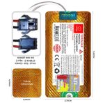 Robogil Amarey A800 3200MAH Therma Serisi Alev Geçirmez Kaplamalı Uyumlu Robot Süpürge Bataryası T.A3203BS-AMA-001 - 1 Adet
