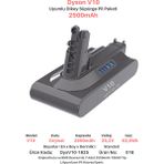 Robogil Dyson V10 2500 mah Uyumlu 25.2 V Dikey Süpürge Bataryası