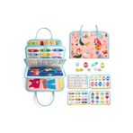 robokids Montessori Keçe Eğitim Çantası Pembe Deniz Kızı | Busy Board 8 Sayfa