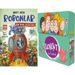 Robonlar 2 Bir Hayal Operasyonu ve Levent İz Peşinde 1 Set - 5 Kitap - Mert Arık