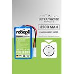ROBOPİL Fakir Robert Iı Rs720 Batarya [ultra Yüksek Kapasite] 3200mah Akıllı Robot Süpürge Bataryası