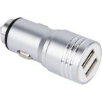 Robor R212 Araç Şarj Cihazı - 10W Şarj, USB Bağlantı, Kompakt Tasarım, Dayanıklı Yapı, Tak ve Çalıştır Özelliği – Silver - Beyaz