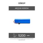 Roborge Arçelik RS9034 Robot Süpürge Uyumlu Batarya 5200 mAh - Muadil Ürün