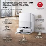 Roborock 18500 Emiş Gücü Ile Roborock Qrevo C Pro Mükemmel Güç, Üstün Rahatlık,robot Süpürge - Beyaz
