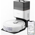Roborock Çöp Istasyonlu Çift Rulo Fırça Hassas Haritalama Akıllı Yön Bulma 5500PA Robot Süpürge + Yedek Temizlik Seti , Lambader Hediye