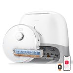 Roborock Qrevo Curv 2 Flow Robot Süpürge ve Paspas, SpiraFlow Gerçek Zamanlı Kendi Kendini Temizleyen Paspas, Çift Sıfır Dolanma Sistemi, Yapay Zeka Engel Algılama, Isıtmalı Yıkama ve Kurutma