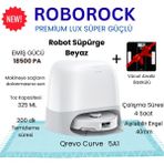 Roborock Qrevo Curv 5A1 Çöp Istasyonlu Akıllı Robot Süpürge+ Fakir Sun Dijital Bluetooth Vücut Analiz Baskülü - Beyaz