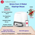 Roborock Qrevo Curvx Çöp Istasyonlu Robot Süpürge+Arıete Keetle Hediye - Beyaz